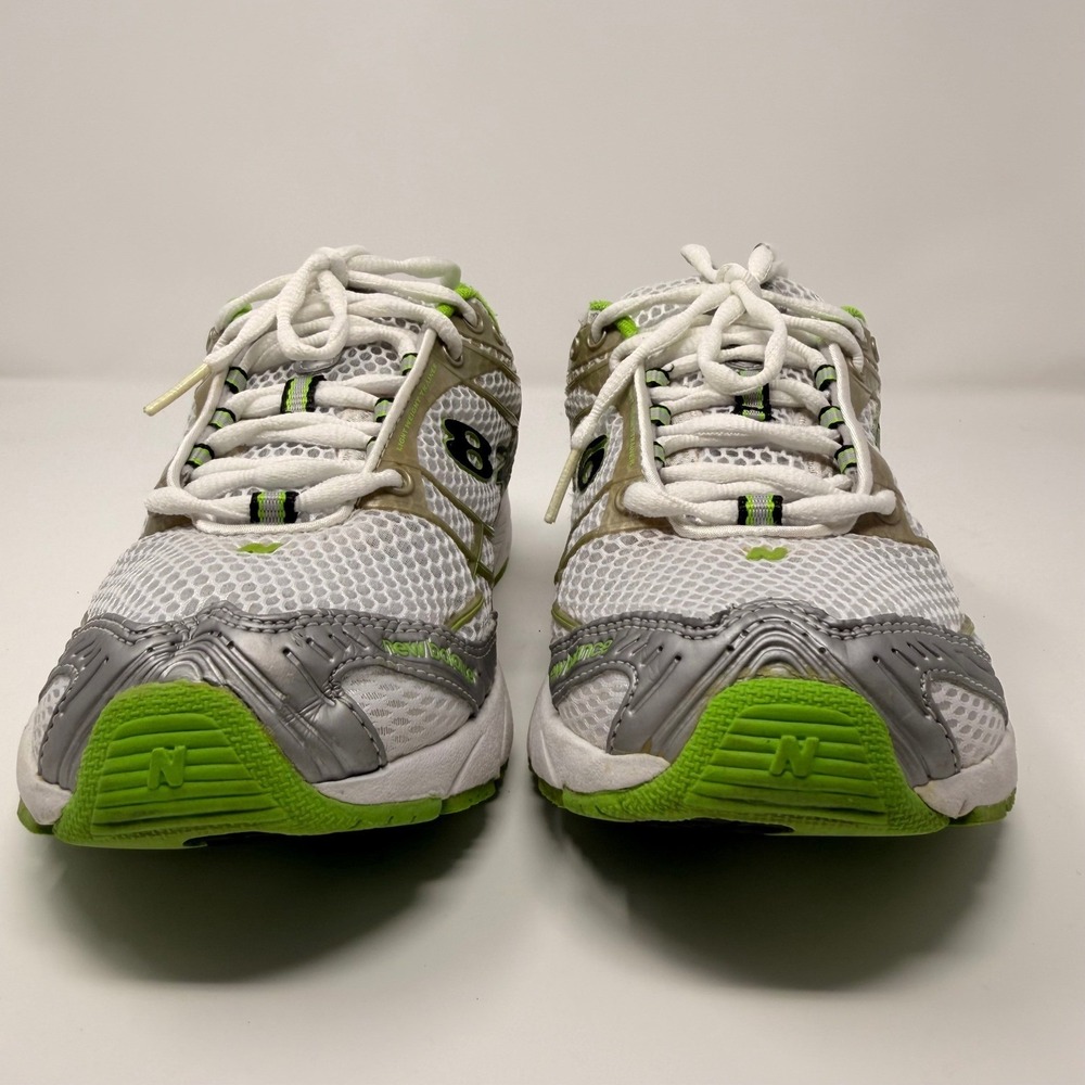 🇺🇸USA New Balance 826 White Lime Green Silver Y2K Running Shoes Women's 7.5 - Picture 7 of 16